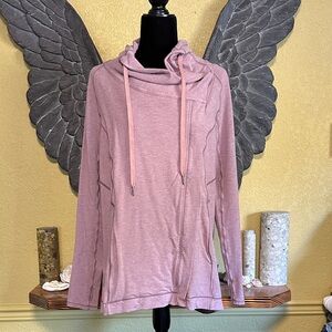 Lululemon Wrap Front Cowl Neck Sweater